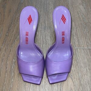 The Attico Purple Kaia mules